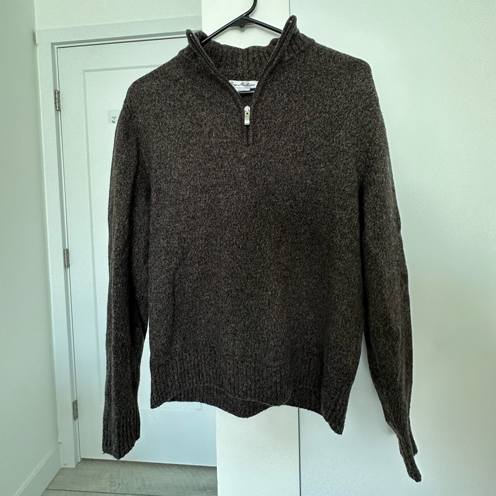 Wool Quarter Zip